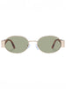 Aire Mars Satin Gold Vintage/Khaki Sunglasses
