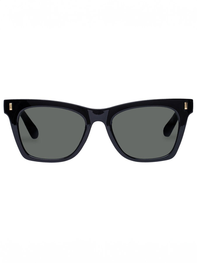 Bellatrix Black/Green Mono Sunglasses