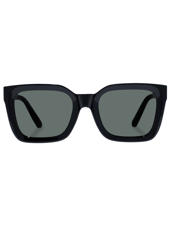 Aire Abstraction Black/Green Mono Sunglasses | BLACK/GREEN MONO