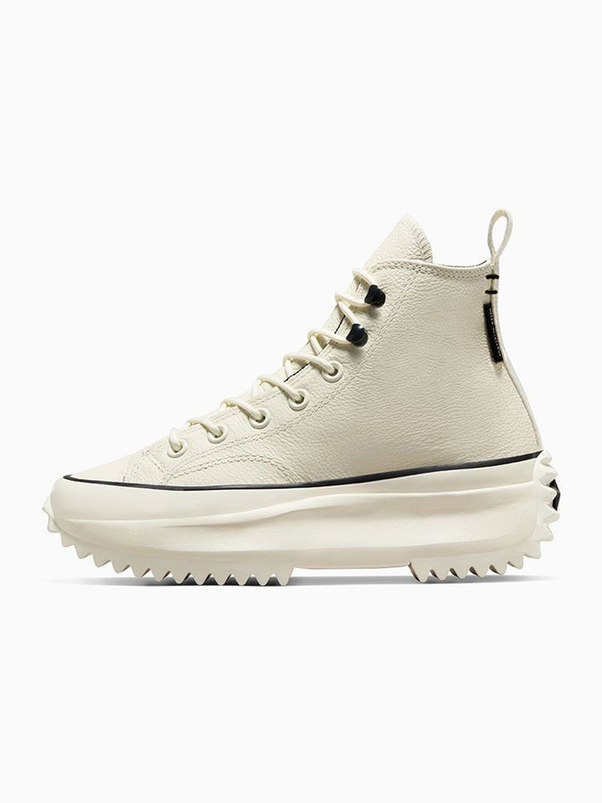 Converse Run Star Platform Egret/White Shoes Holiday 2023 | EGRET/BLACK/WHITE