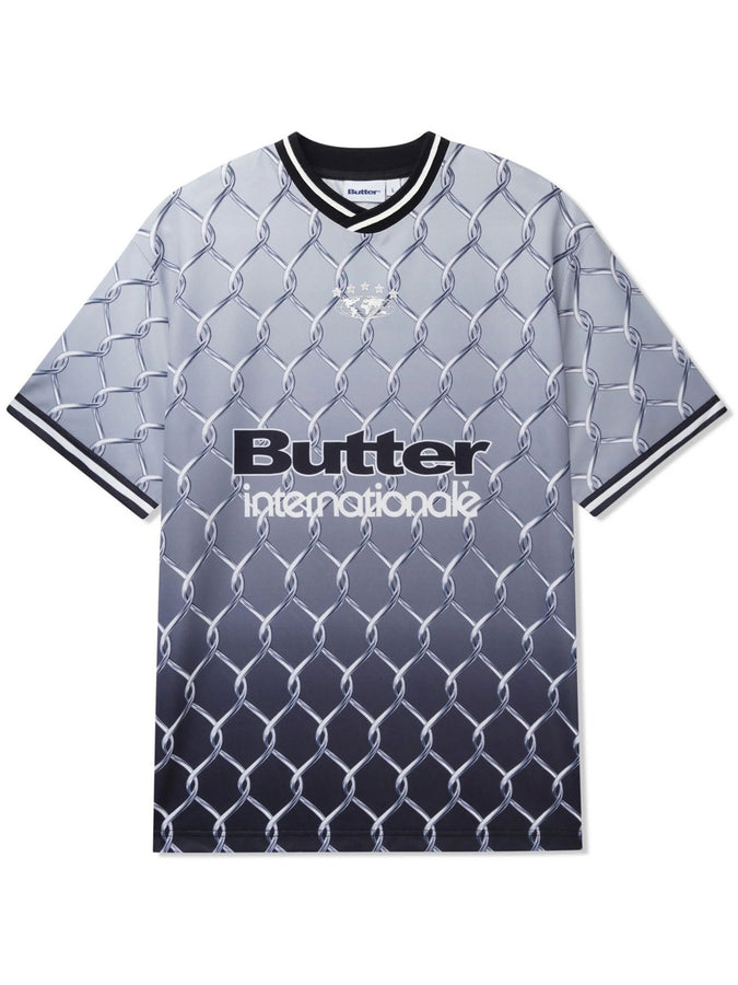 Butter Goods Cage Jersey T-Shirt Fall 2024 | GREY