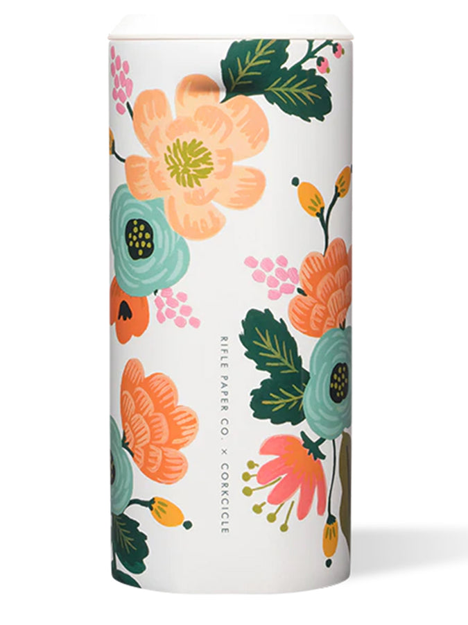 Corkcicle x Rifle Paper Slim Lively Floral Can Cooler | GLOSS CREAM LIVELY FLORAL