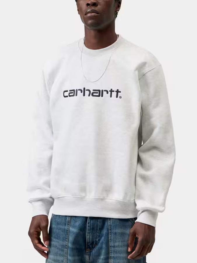 Carhartt Crewneck Sweatshirt Fall 2026 | ASH HEATHER/GRAPHITE (3Z5XX)