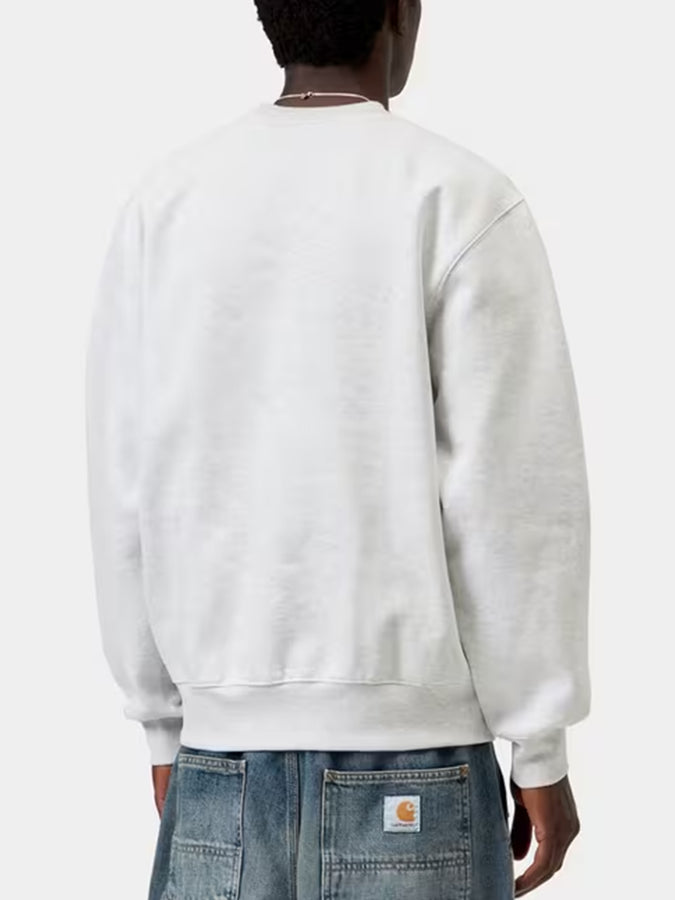 Carhartt Crewneck Sweatshirt Fall 2026 | ASH HEATHER/GRAPHITE (3Z5XX)