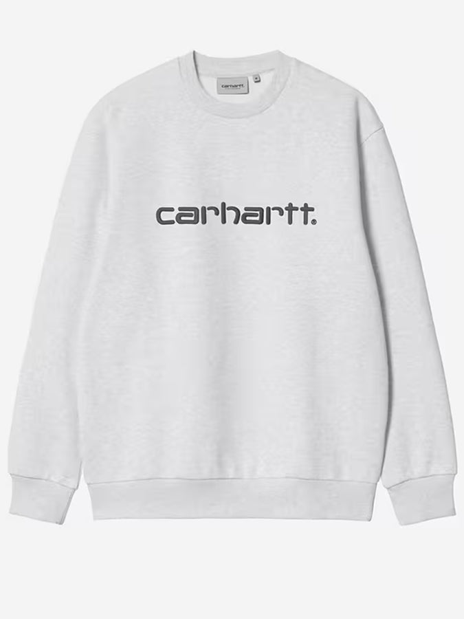 Carhartt Crewneck Sweatshirt Fall 2026 | ASH HEATHER/GRAPHITE (3Z5XX)