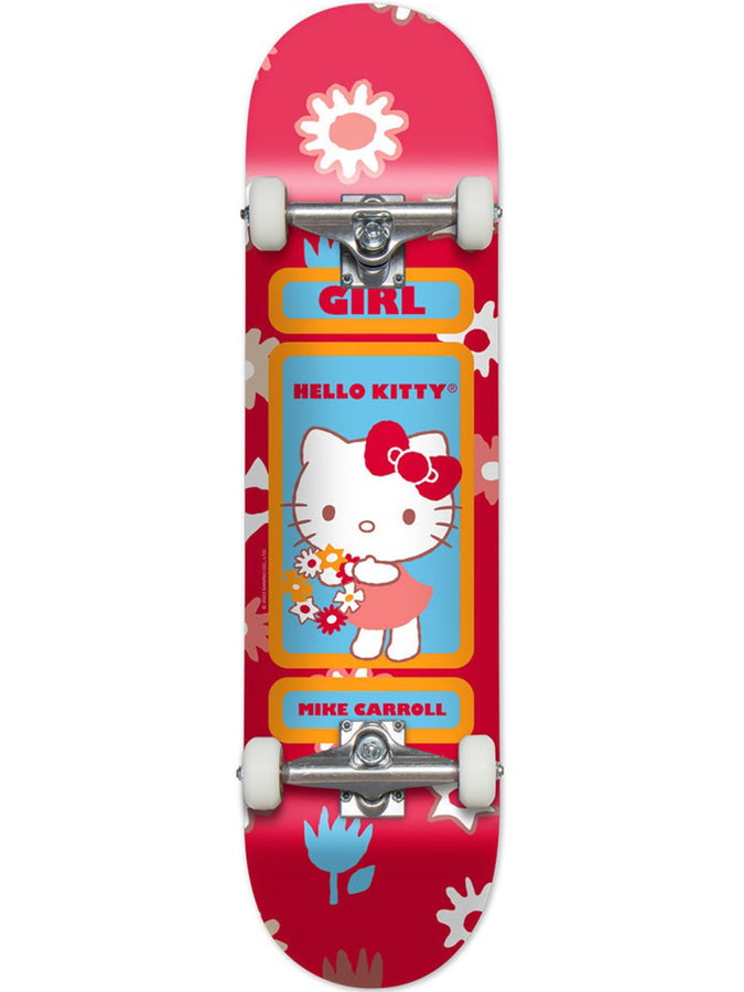 Girl x Sanrio Carroll Hello Kitty Complete Skateboard | RED