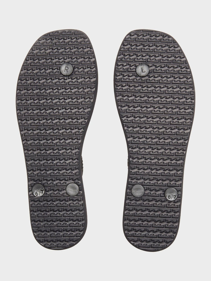 Billabong Fiji Square Toe Sandals Summer 2026 | BLACK/GOLD