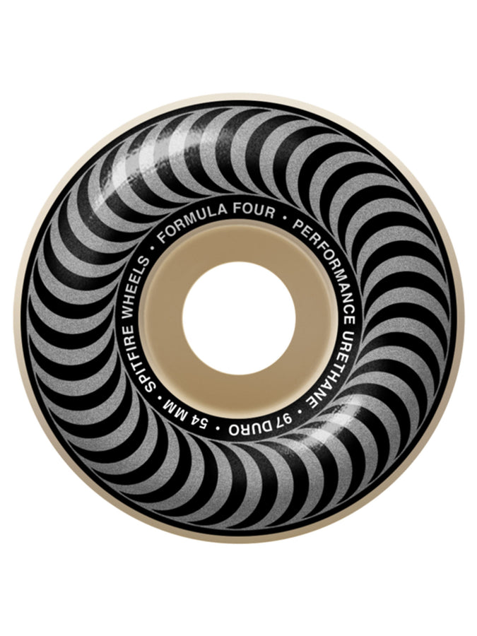 Spitfire F4 Classic 97DU Skateboard Wheels | NATURAL/SILVER