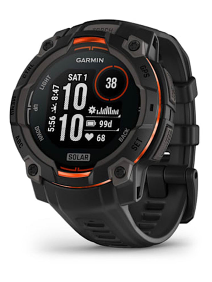 Garmin Instinct 3 45mm Solar Black/Black Watch | BLACK/BLACK