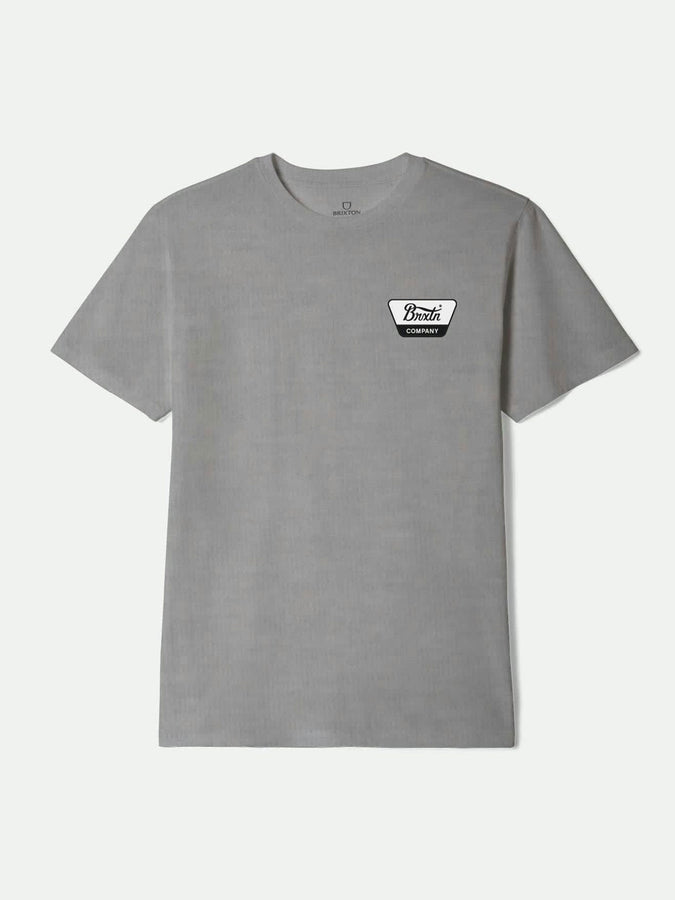 Brixton Linwood T-Shirt Summer 2026 | HEATHER/OFF WHITE/RED MAHOGANY