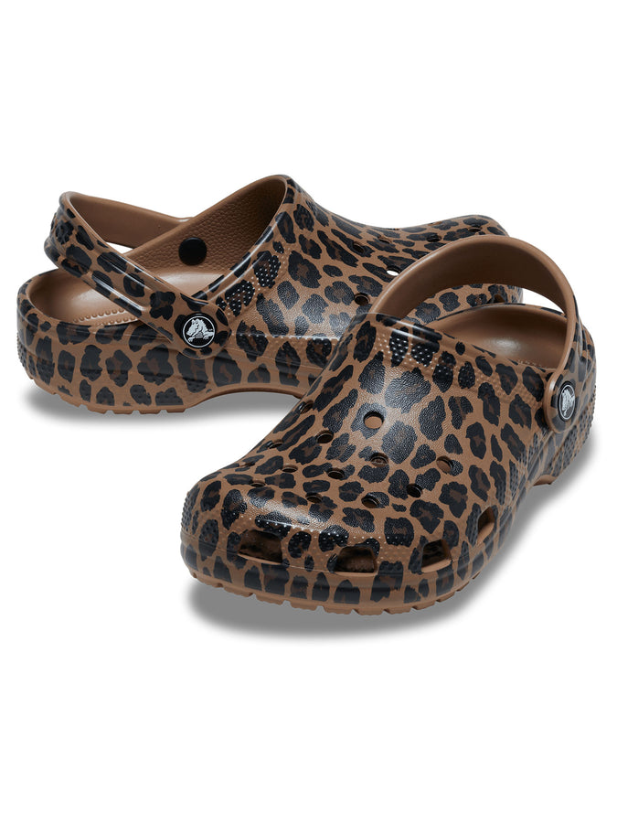Crocs Classic Animal Clog Sepia/Leopard Shoes Spring 2026 | SEPIA/LEOPARD (2LD)