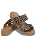 Crocs Brooklyn Animal Buckle Low Lepoard Sandals Spring 2026