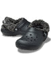 Crocs Classic Fleece Lined Clog Black Shoes Fall 2026