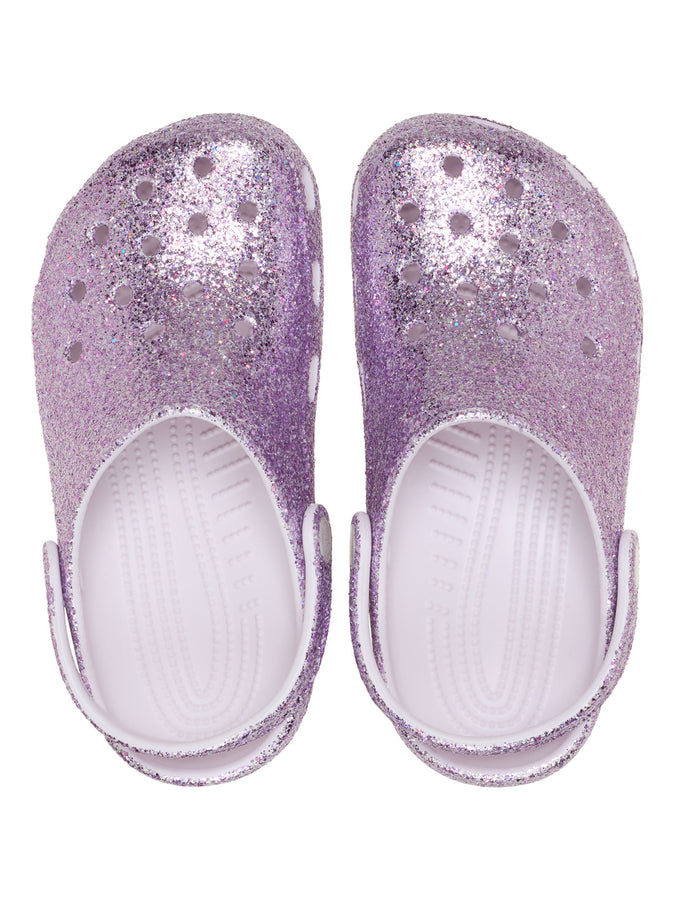 Crocs Classic Chunky Glitter Clog Grape Ice Shoes Fall 2026 | GRAPE ICE (5DK)