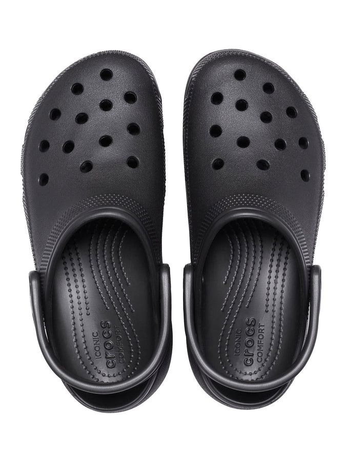 Crocs Classic Platform Clog Black Shoes | BLACK (001)