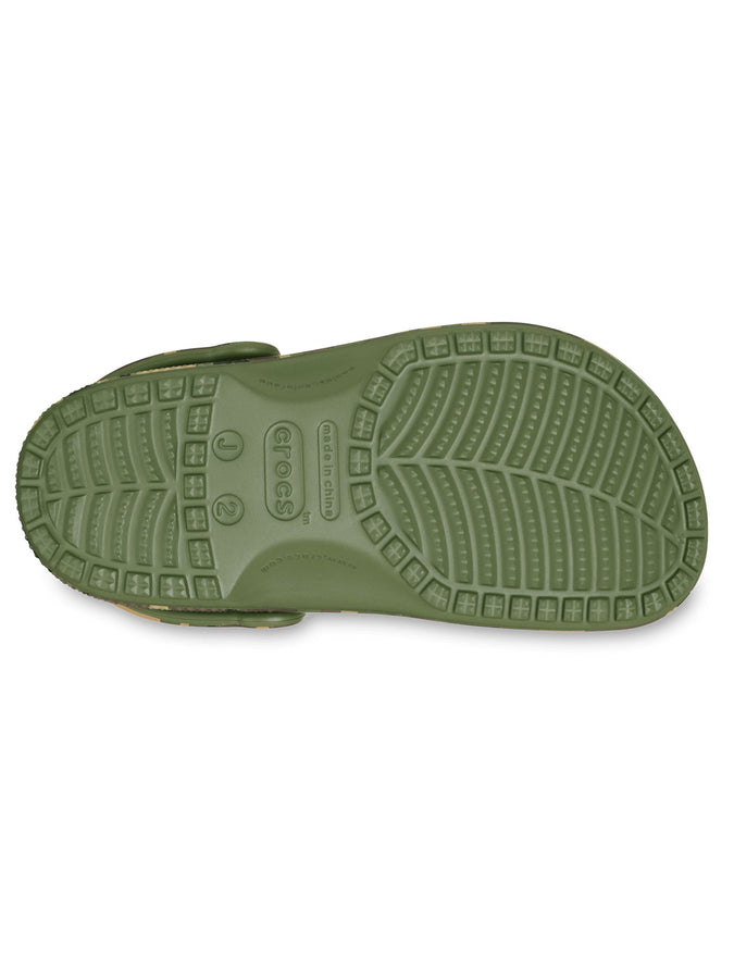Crocs Classic Camouflage Clog Army Green/Multi Shoes | ARMY GREEN/MULTI (3TC)