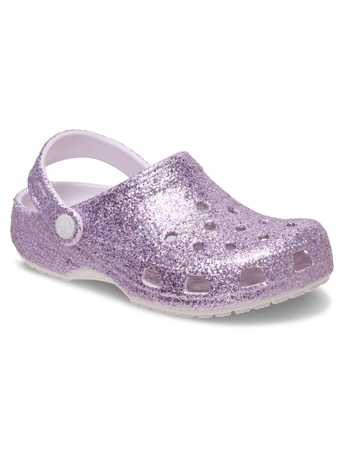 Crocs Classic Chunky Glitter Clog Grape Ice Shoes Fall 2026 | GRAPE ICE (5DK)