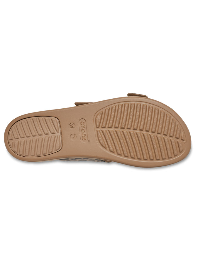 Crocs Brooklyn Animal Buckle Low Lepoard Sandals Spring 2026 | SEPIA/LEOPARD (2LD)