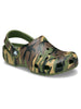 Crocs Classic Camouflage Clog Army Green/Multi Shoes