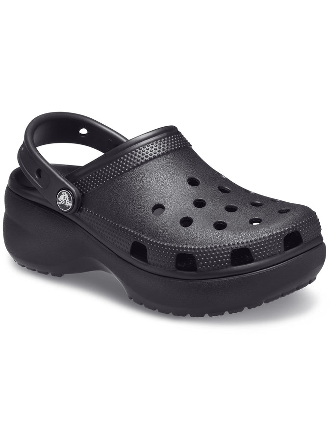 Crocs Classic Platform Clog Black Shoes | BLACK (001)