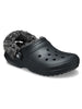Crocs Classic Fleece Lined Clog Black Shoes Fall 2026