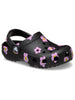 Crocs Classic Flower Clog Black Shoes Spring 2026
