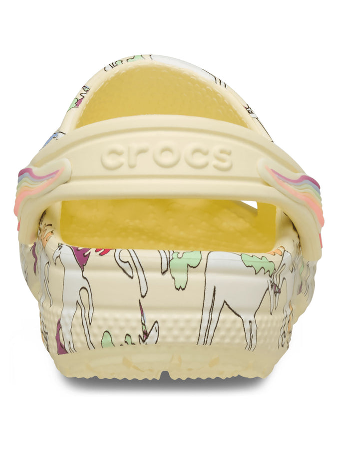 Crocs Classic Unicorn Graphic Clog Yellow Shoes Spring 2026 | YELLOW LIGHT (7CJ)