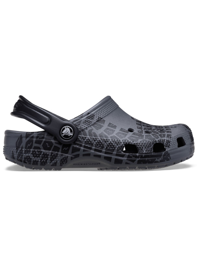 Crocs Classic Tire Print Clog Shoes Summer 2025 | SLATE GREY (0DA)