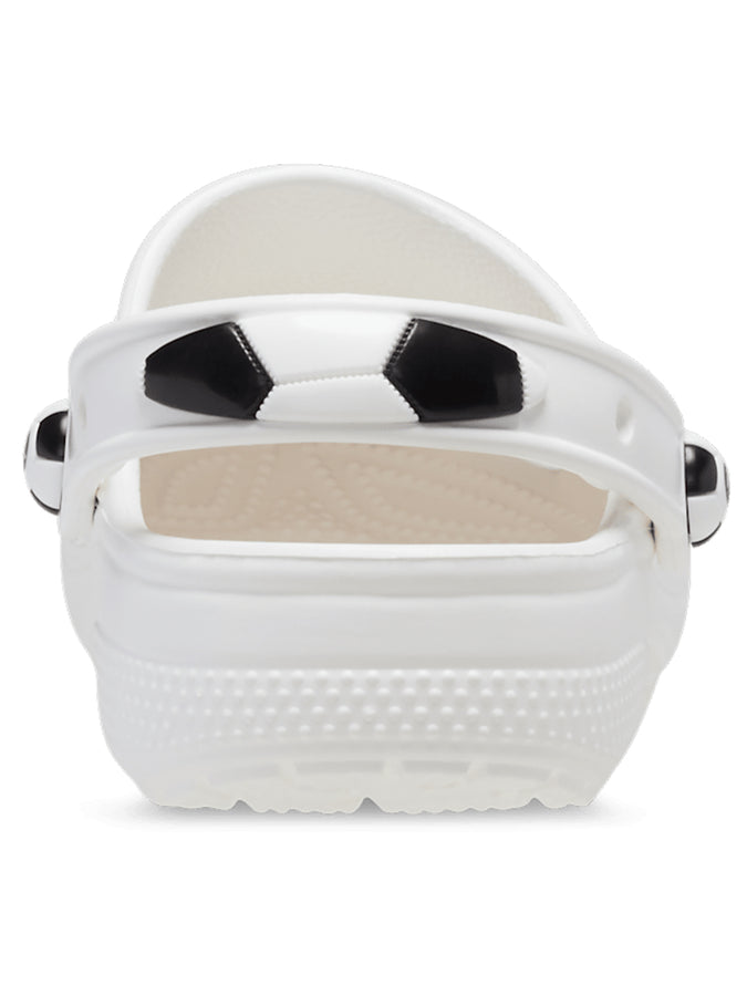 Crocs Classic Sport Clog Soccer Shoes Summer 2025 | WHITE/BLACK (103)