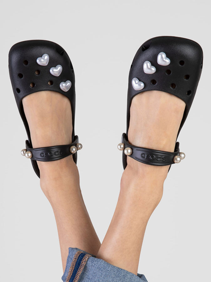 Crocs Classic Ballet Black Shoes | BLACK (001)