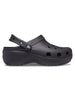 Crocs Classic Platform Clog Black Shoes