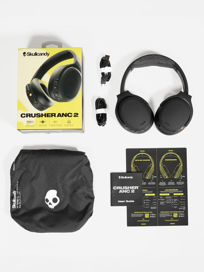 Skullcandy Crusher Anc 2 True Black Headphones | TRUE BLACK