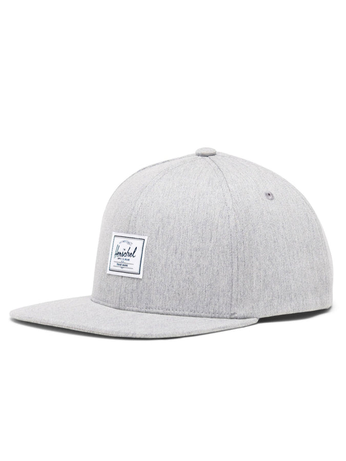 Herschel Whaler 6 Panel Strapback Hat | HEATHER LIGHT GREY (06113)