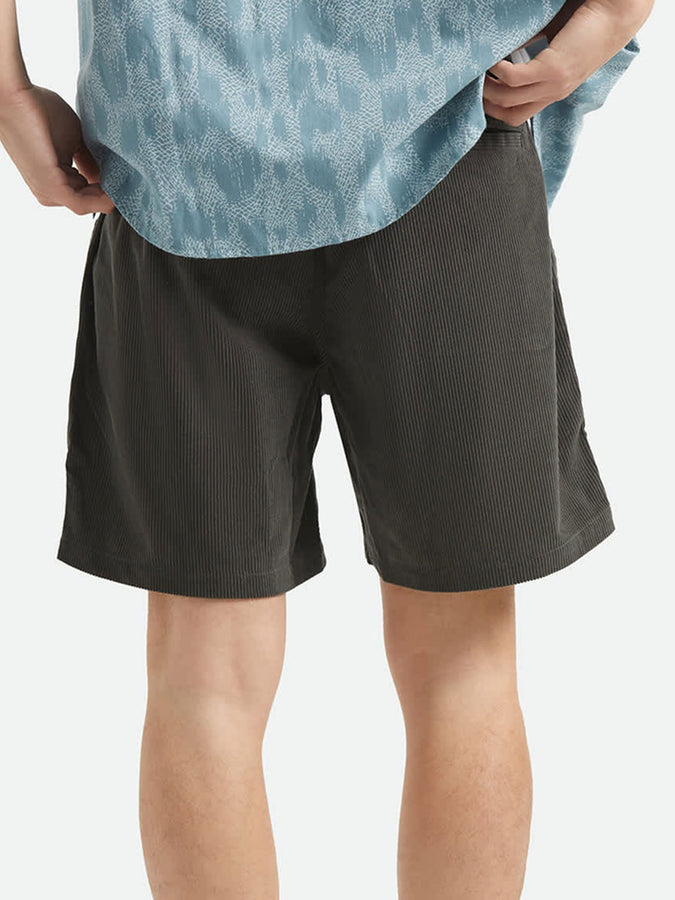 Brixton Everyday Corduroy Shorts Spring 2026 | VINTAGE BLACK