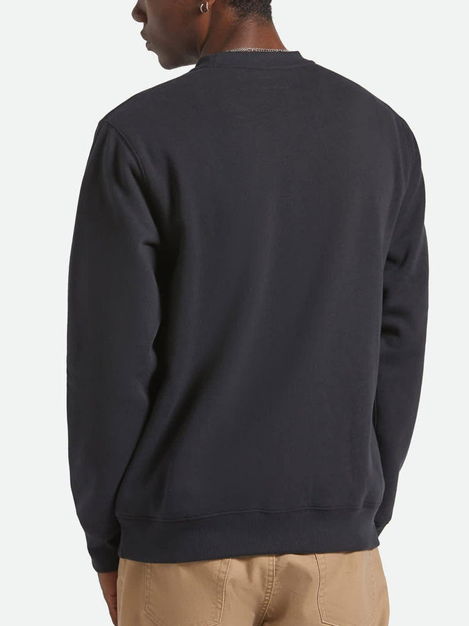 Brixton Gallop Crewneck Sweatshirt Fall 2025 | BLACK