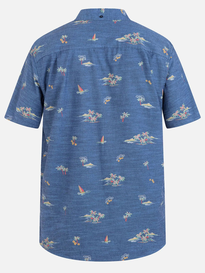 Hurley Summer 2023 One And Only Stretch Short Sleeve Buttondown Shirt | ABYSS (H4024)