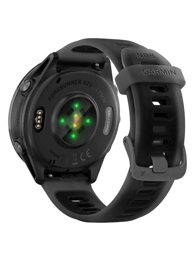 Garmin Forerunner 570 47mm Slate Gray Aluminum/Black Watch | SLATE GRAY ALUMINUM/BLACK