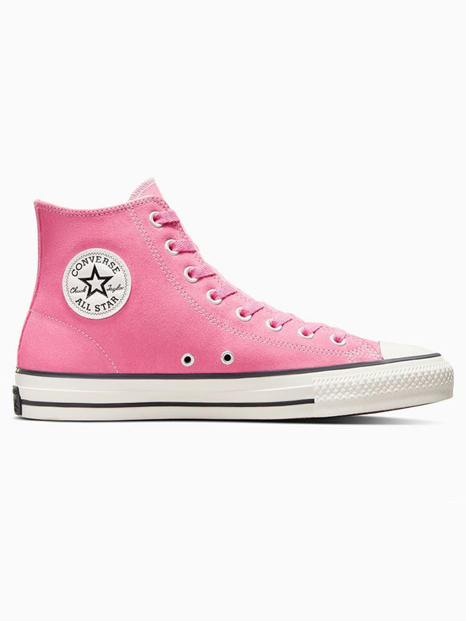 Pink and store black chuck taylors