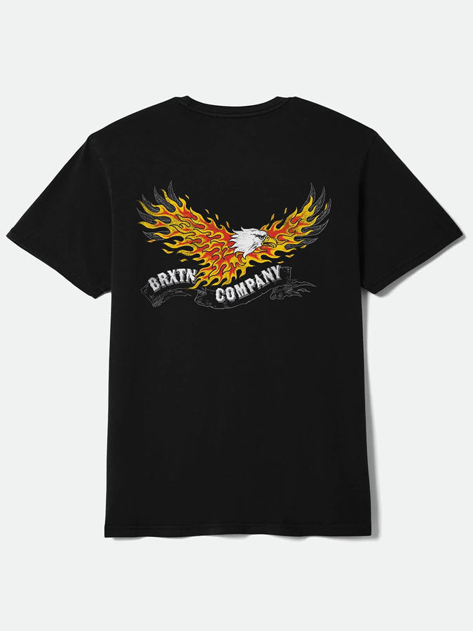 Brixton Blazing T-shirt Fall 2026 | BLACK WORN WASH