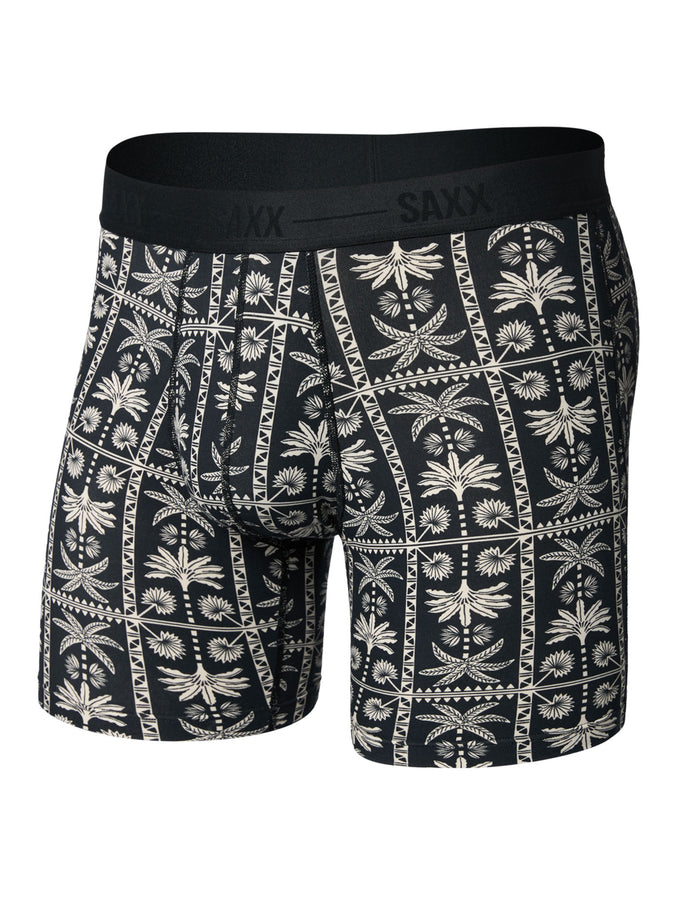 Saxx Smooth Luxe Micro Modal Tropic Royale Noir Boxer Brief | TROPIC ROYALE BLACK (TRB)