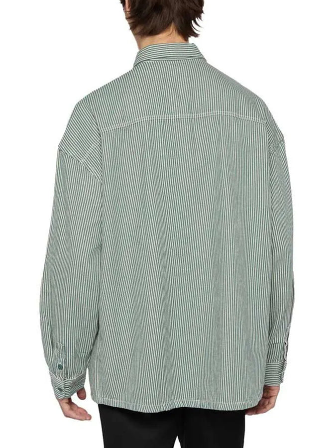 Dickies Hickory Long Sleeve Buttondown Shirt Spring 2026 | EUCALYPTUS (L44)