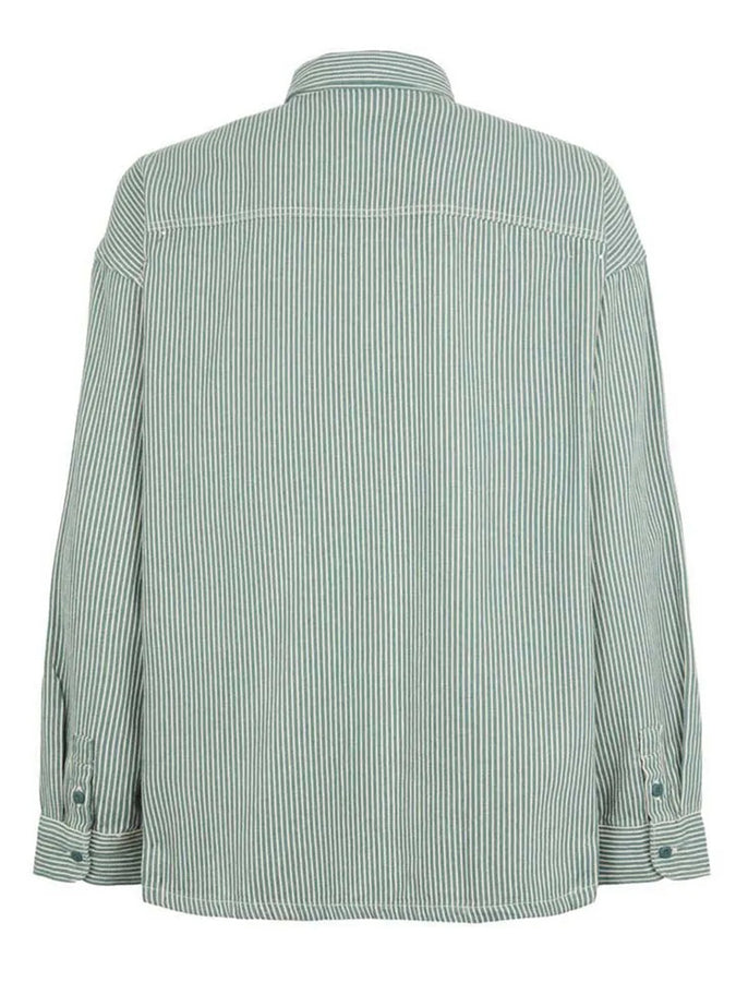 Dickies Hickory Long Sleeve Buttondown Shirt Spring 2026 | EUCALYPTUS (L44)