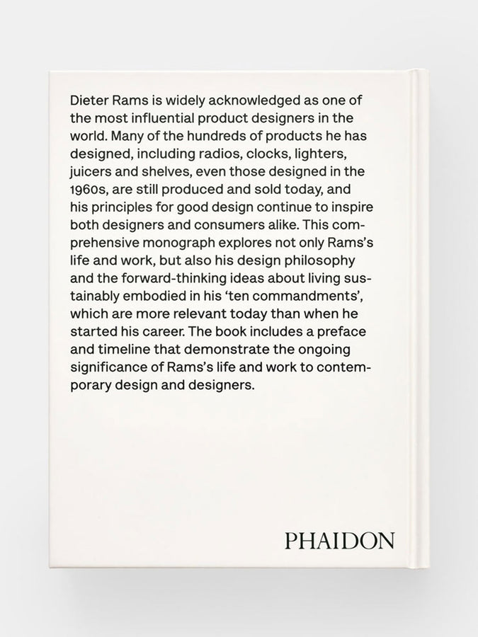 Supra Dieter Rams: As Little Design As Possible Book | ASSORTED