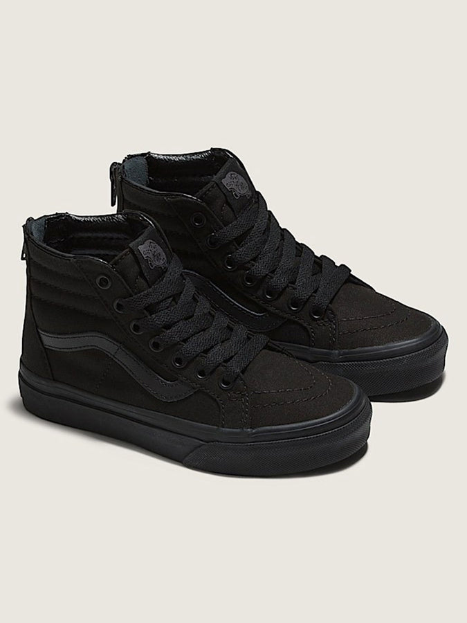 Vans Sk8-Hi Zip Pop Check Black/Black Shoes Fall 2026 | POP CHECK BLACK/BLACK (IU6)