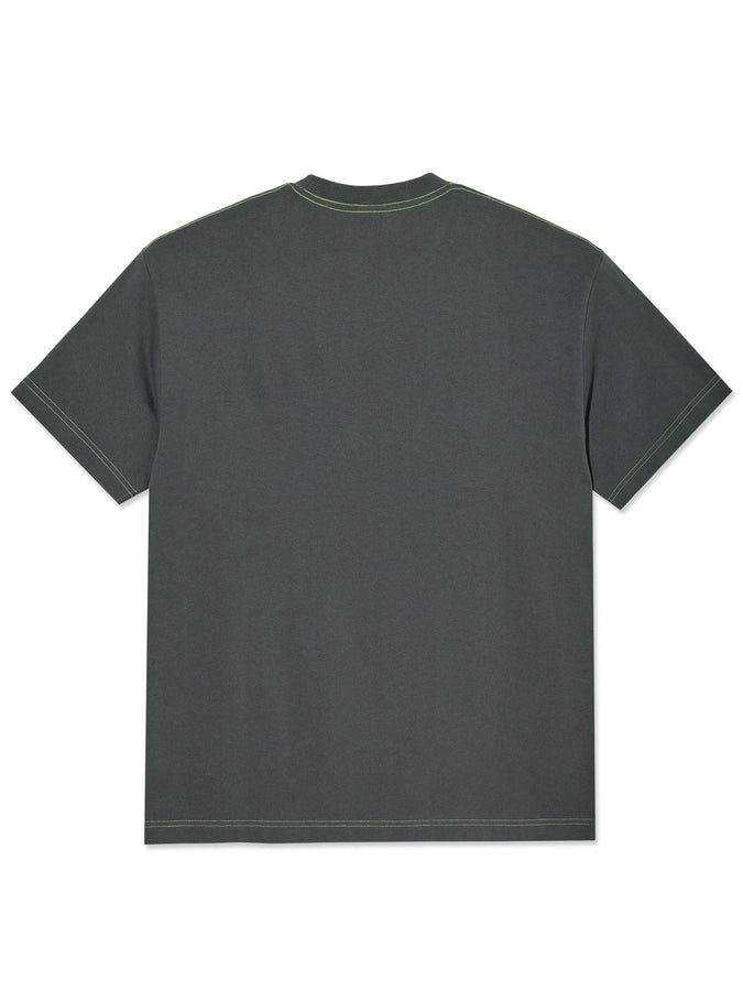 Polar Contrast Beach Walk T-Shirt Summer 2026 | GRAPHITE/GREEN