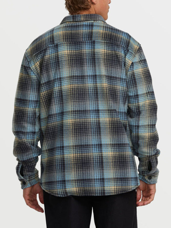 Billabong Furnace Flannel Long Sleeve Buttondown Shirt Fall 2026 | BLACK (BLK)
