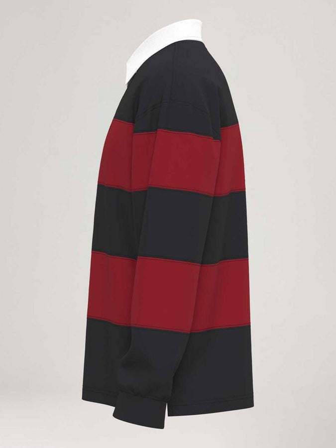 Levis Pieced Union Rugby Long Sleeve Polo Fall 2026 | JESSE JET BLACK (0001)