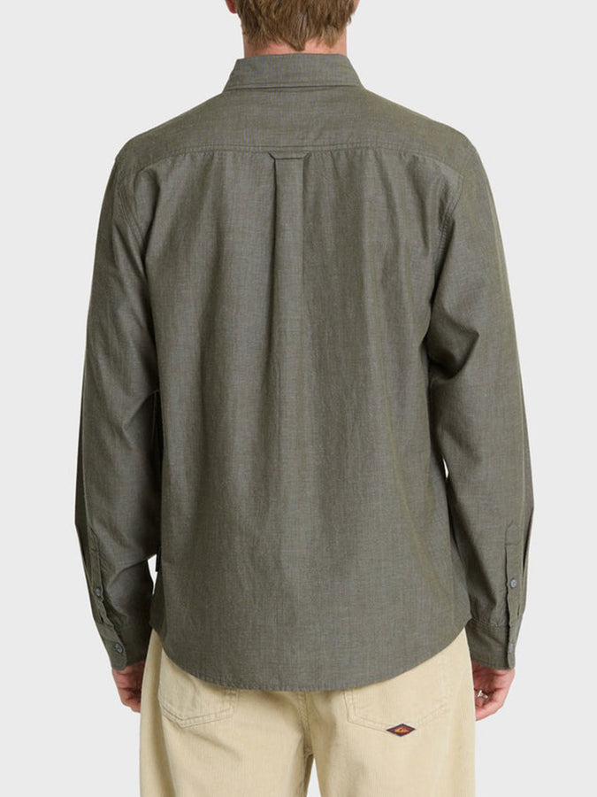 Quiksilver Shore Break Long Sleeve Buttondown Shirt Fall 2026 | GRAPE LEAF (GLF)