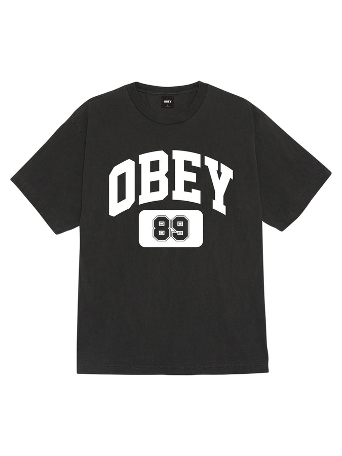 Obey Academy T-Shirt Fall 2026 | PIGMENT DUSTY BLACK (DBA)