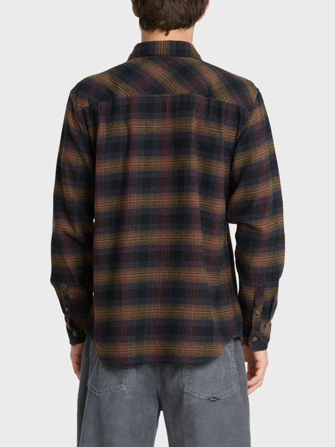 Quiksilver Breakwater Check Flannel Long Sleeve Buttondown Shirt Fall 2026 | ANTHRACITE (ANH)